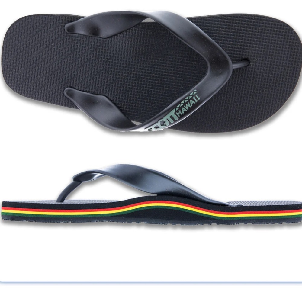 Scott Hawaii jawiian roots rock flip flop men’s sandals sis 11